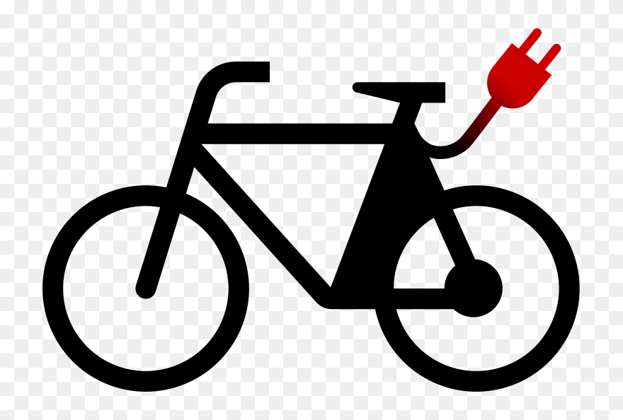 File - E-bikes Plug - Svg - Logo Bike Png Free Clipart