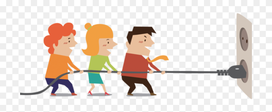 Pulling The Plug Clipart - Png Download