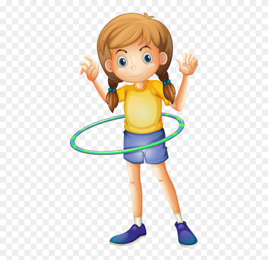 Hula Hooping Clipart - Png Download