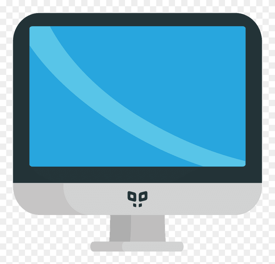 Laptop Emoji Clipart - Pantalla De Computadora Dibujo - Png Download