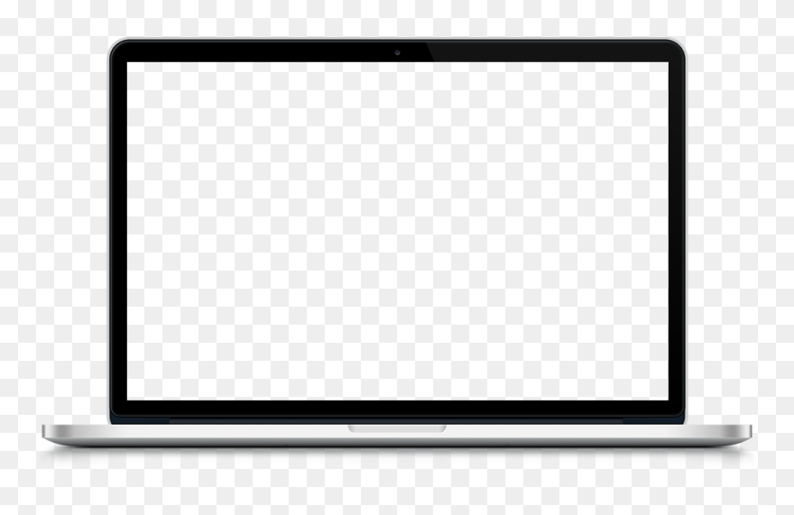 Transparent Laptop Screen Vector Clipart