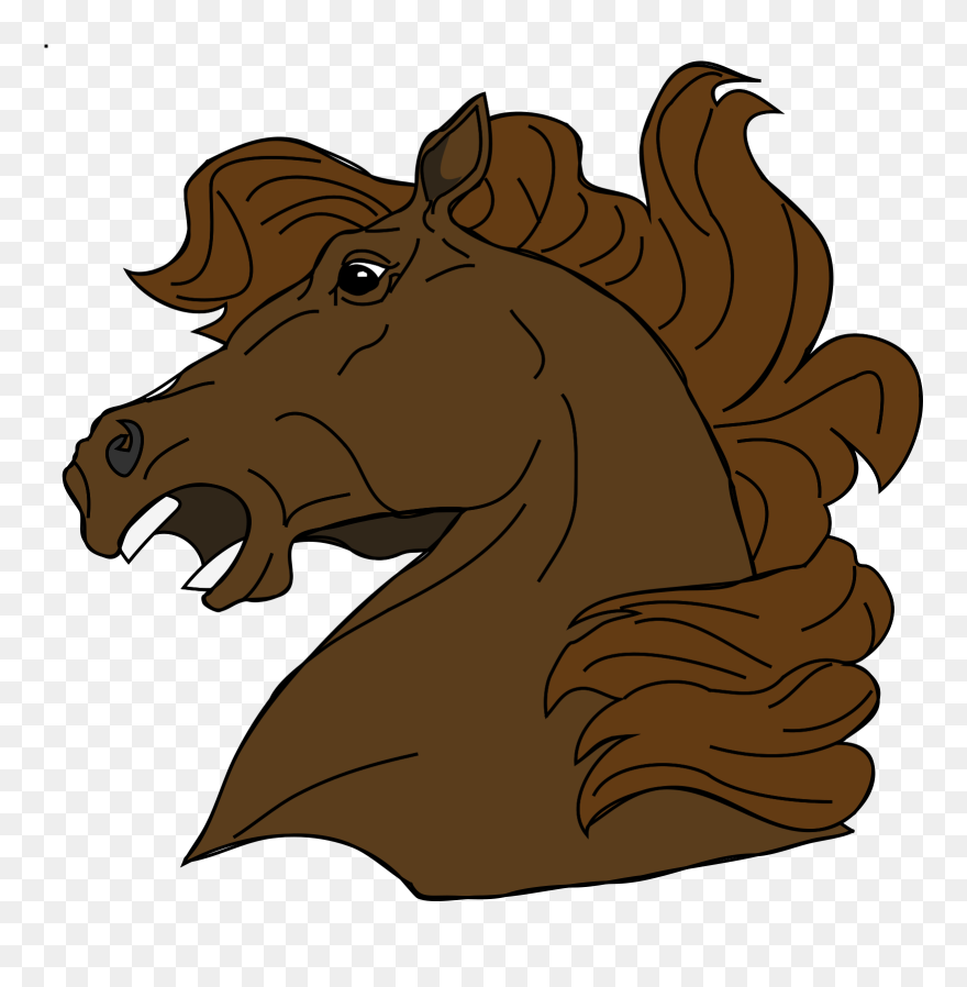 Horse Face Clipart - Png Download