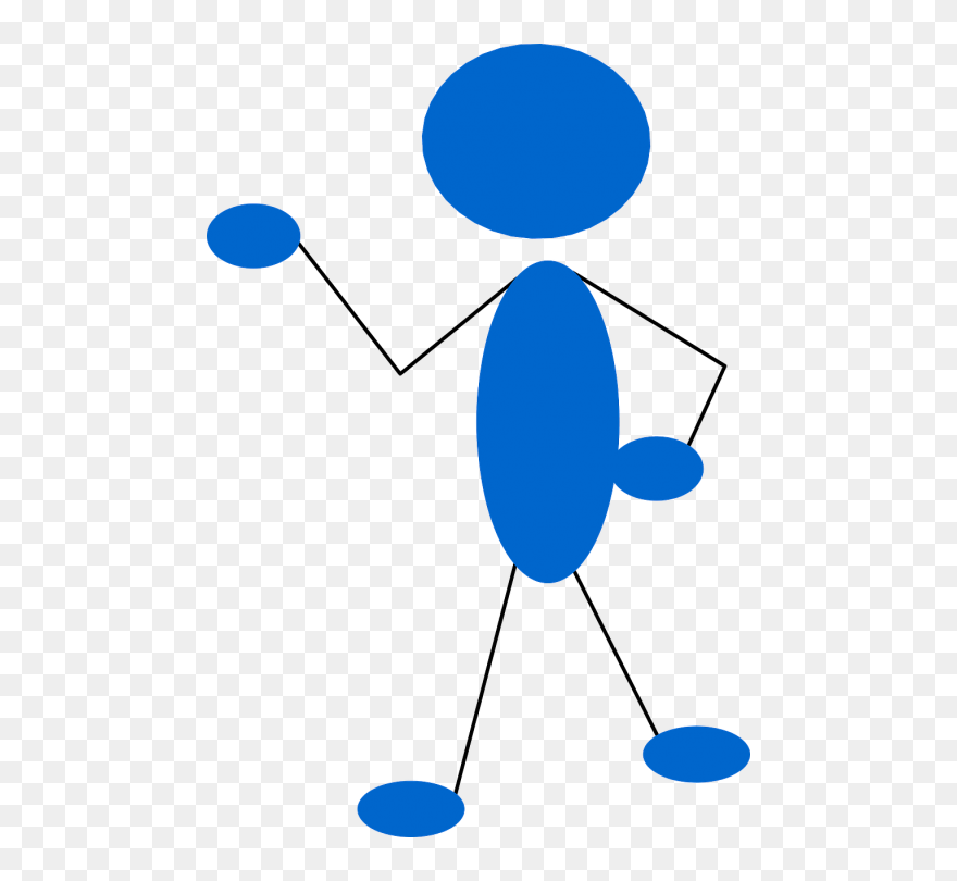 Stick Figure Pointing Clipart