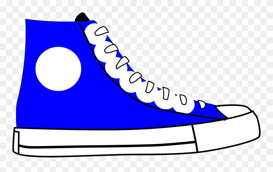 All Star Converse Shoe Sports Shoes Free Photo - Pete The Cat Blue Shoe Clipart