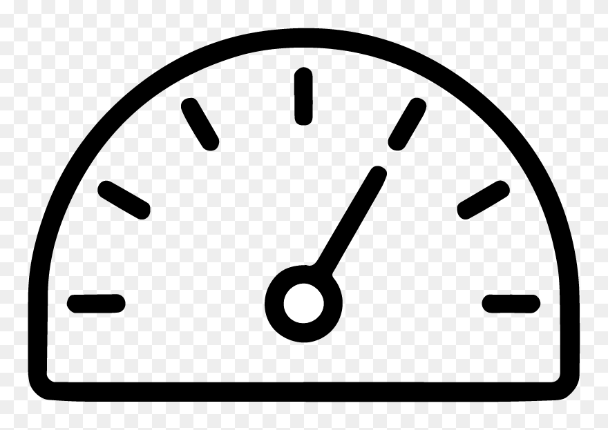 297 2971706 Gauge Dash Dashboard Speed Widget Performance - Wrist Watch White Icon Clipart