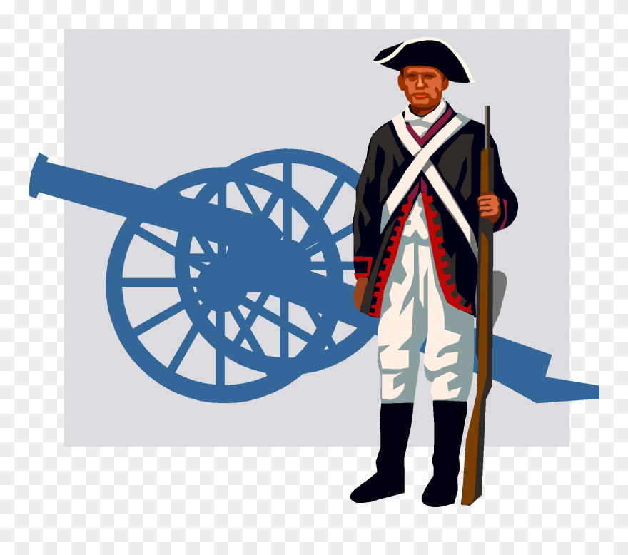 Collection Of Colonial - Patriot American Revolution Clipart - Png Download