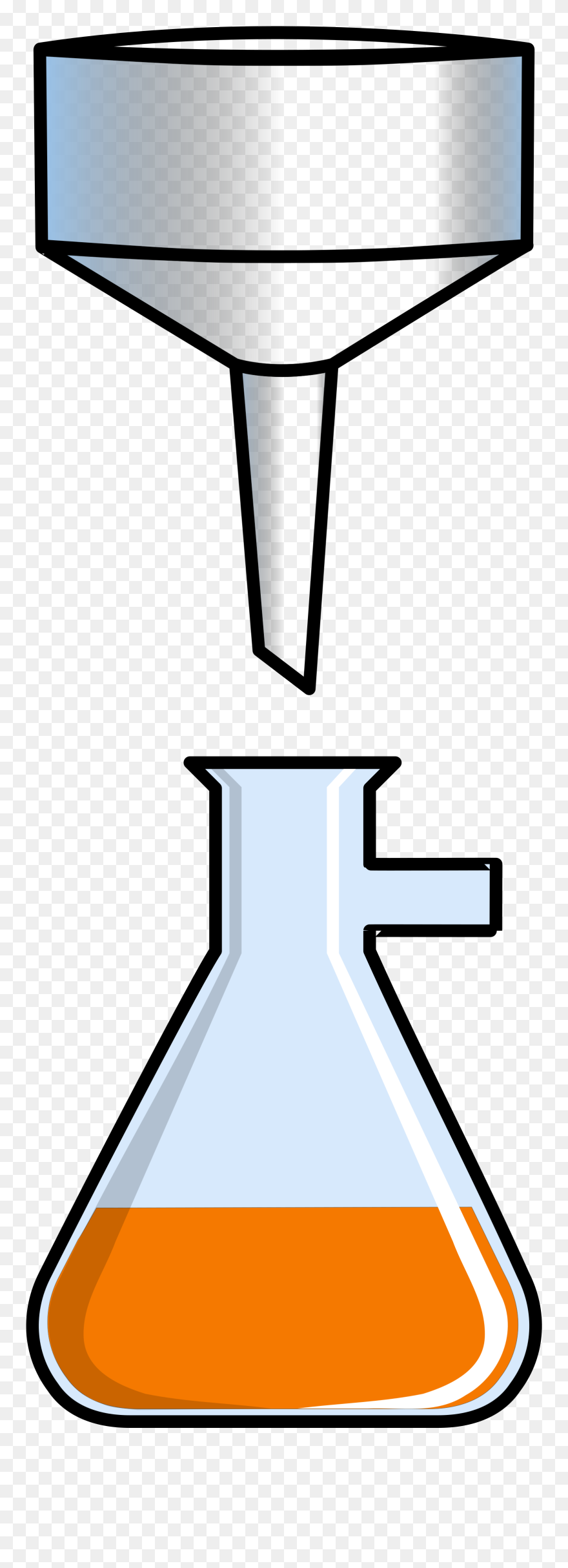Empty Flask Svg Clip Arts - Buchner Funnel Vector - Png Download