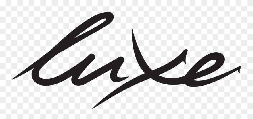 Luxe Fashion Line - Calligraphy Clipart