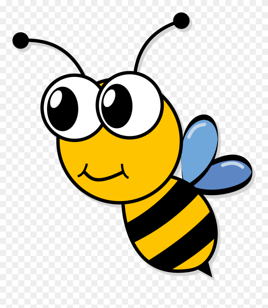 Apples & Honey Bee - Bees Gif Clipart