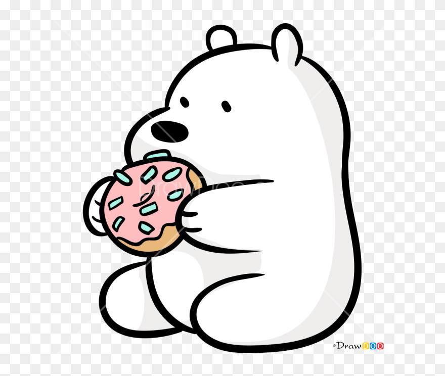 How To Draw Chibi Ice Bear, We Bare Bears - We Bare Bears Drawing Clipart