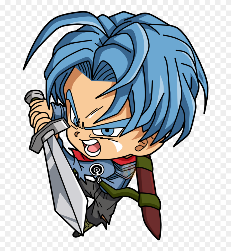Dragon Ball Z Trunks Drawing - Chibi Dragon Ball Trunks Clipart