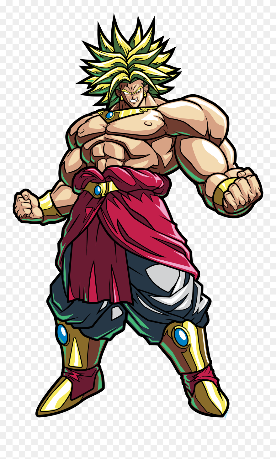 Broly Figpin Clipart