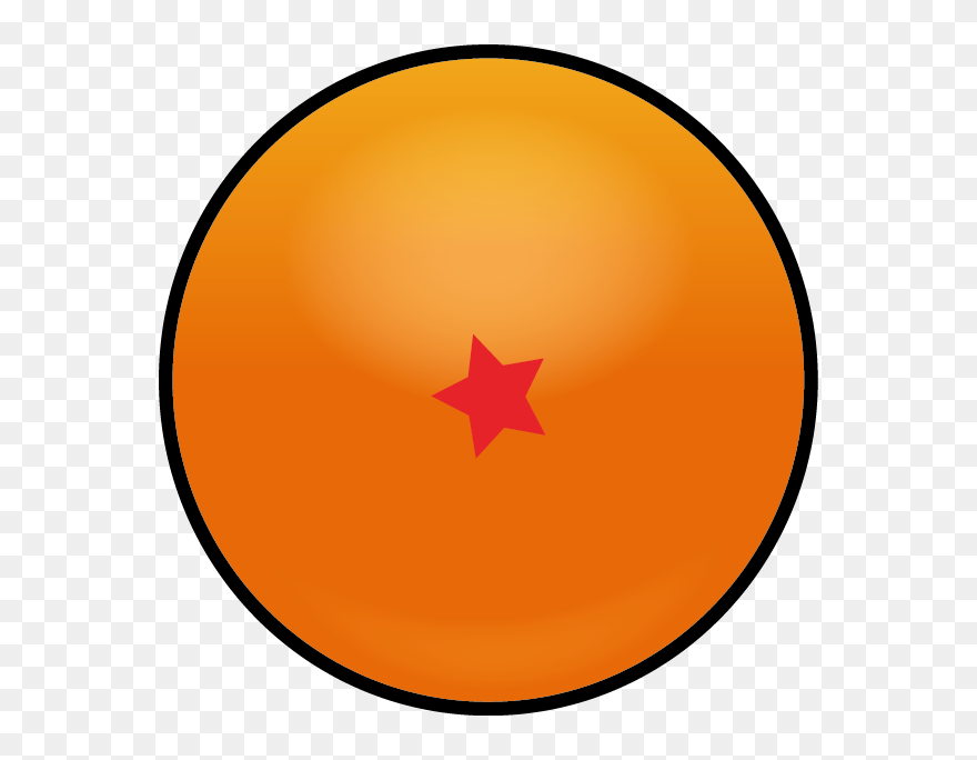 Dragon Ball Z Clipart One Star - Transparent 1 Star Dragonball - Png Download