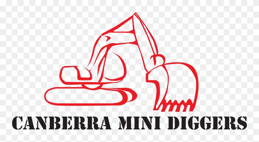 Canberra Mini Diggers Logo - Excavator Clipart