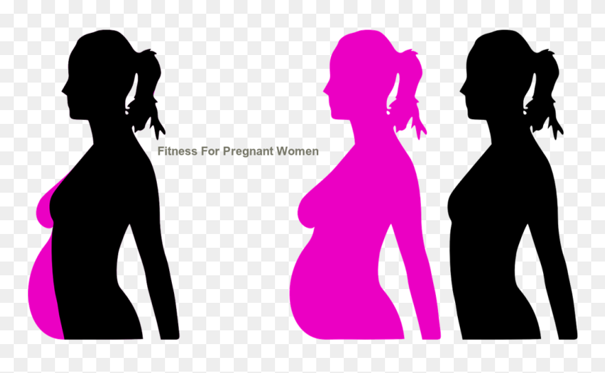 Pregnant Clip Art, Png Download - Pregnancy Test Lady Clipart Transparent Png