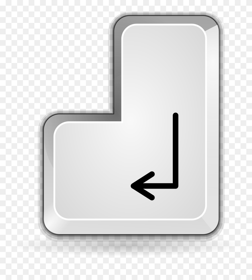 Enter Clipart Png - Key Enter Transparent Png