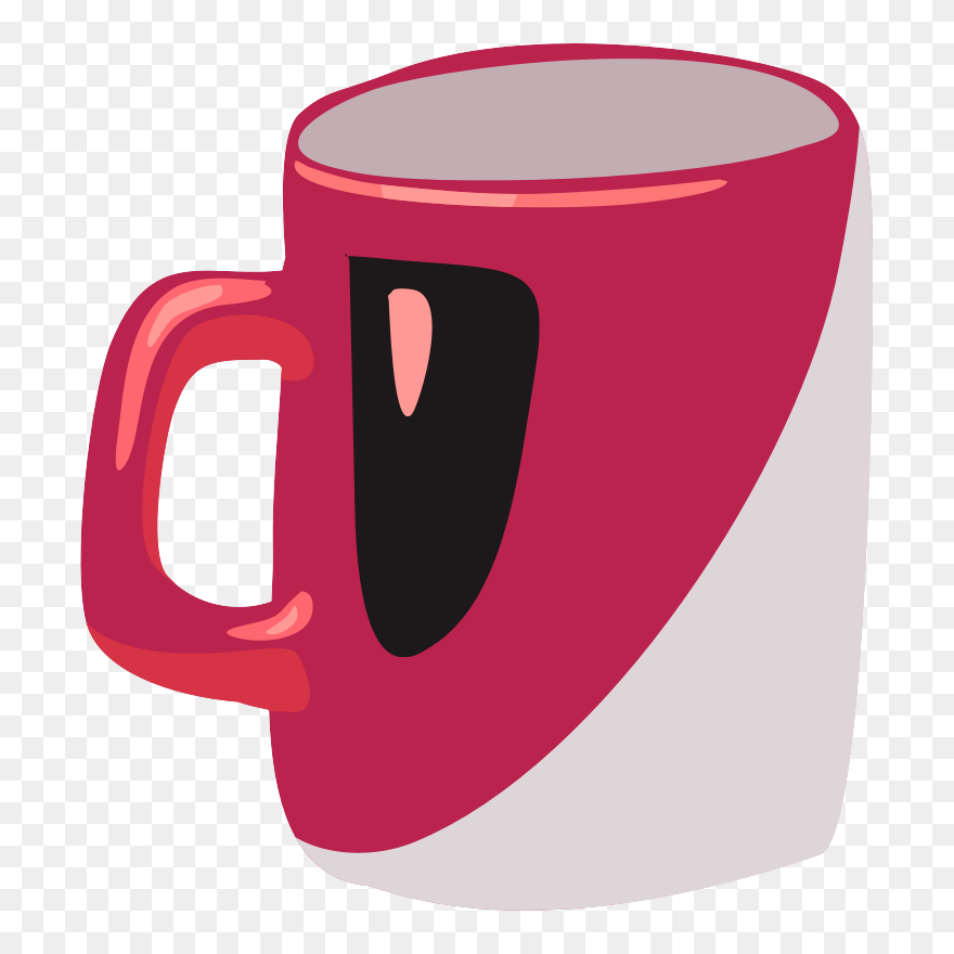 Red Clipart Coffee - Mug - Png Download
