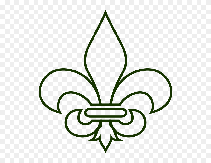Transparent New Orleans Saints Clipart - Fleur De Lis Clip Art - Png Download