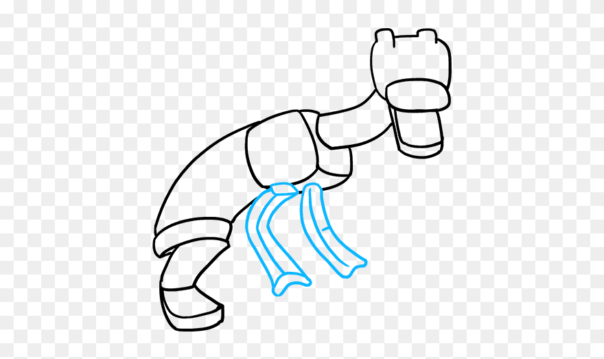 How To Draw Ender Dragon From Minecraft - Fighting Ender Dragon Minecraft Drawing Clipart