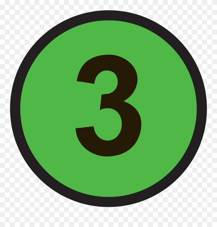 Number 3 Png - Arrow Button Clipart