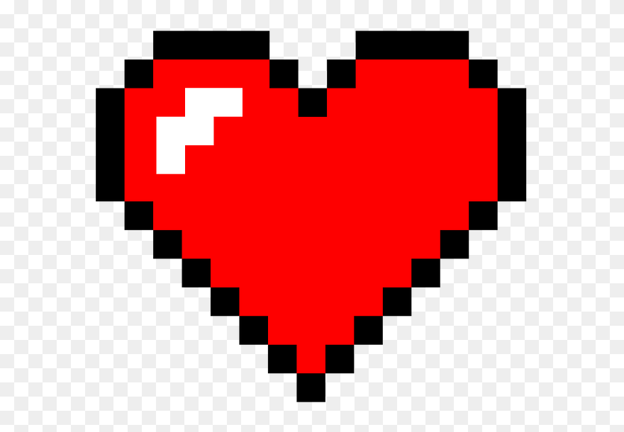 Pixel Heart Png Clipart