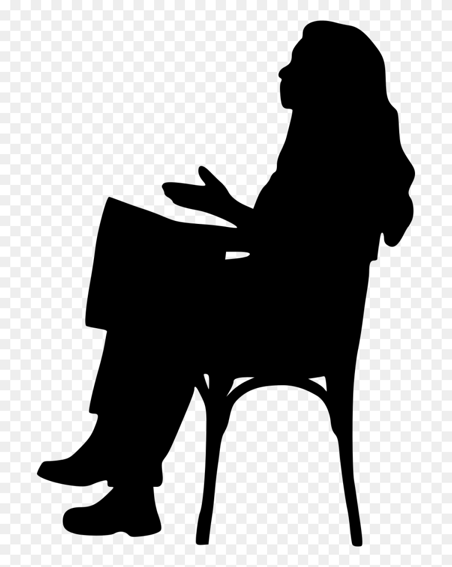 Chair Silhouette Clip Art - Portable Network Graphics - Png Download