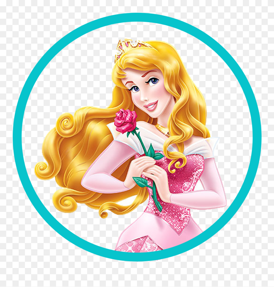 Disney Princess Aurora Pink Dress Clipart
