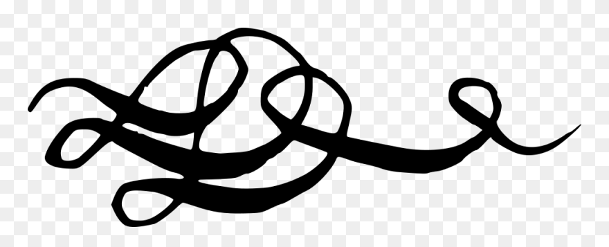 Calligraphic Swirls Flourishes 9 Clipart