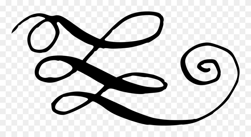 Calligraphic Swirls Flourishes 8 Clipart