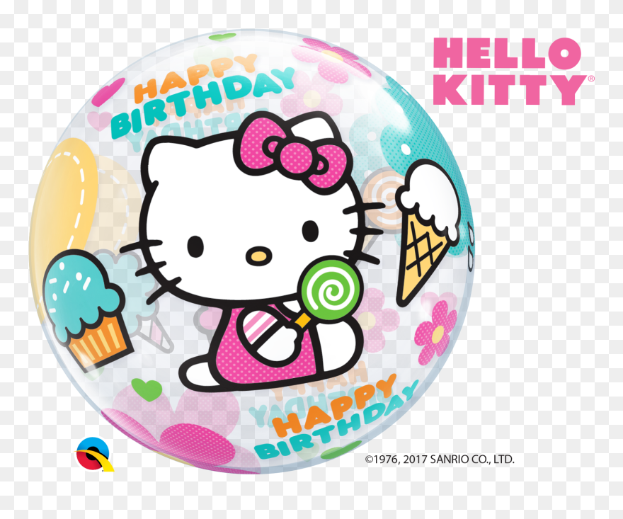 Hello Kitty Birthday Ballons Png Clipart