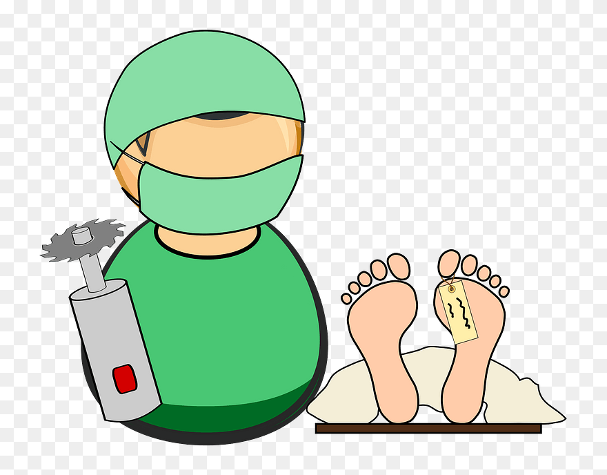 Pathologist Clipart - Autopsy Clipart - Png Download