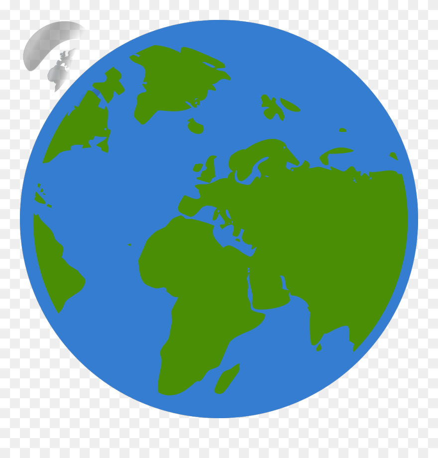 Blue Earth Svg Clip Arts - Earth - Png Download