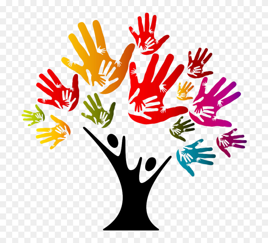 Trunk In Electronincs Is Referred To "the Channel Between - Tree Hand Logo Png Clipart