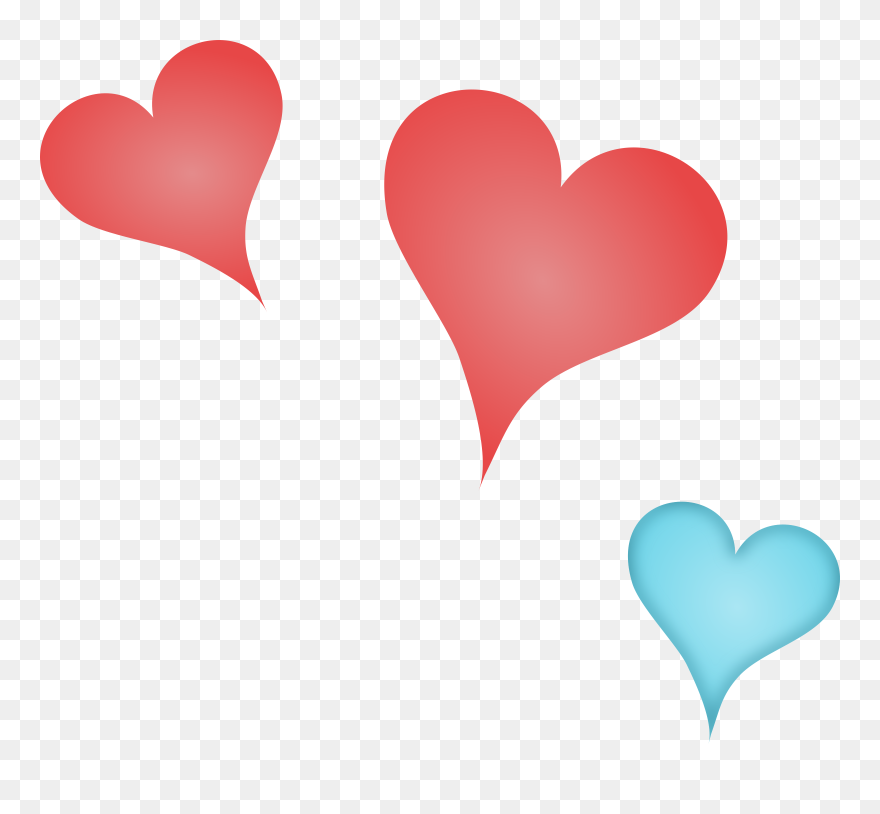 Hearts Png Clip Arts - 3 Heart Png Transparent Png
