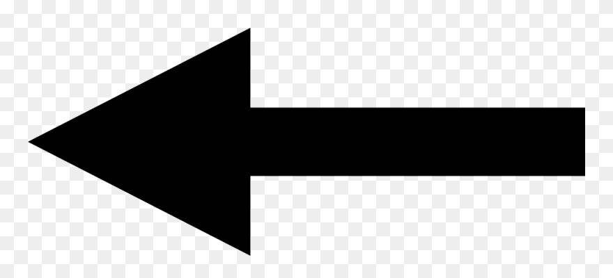 Small Black Arrows Png - Arrow Pointing Left Clipart