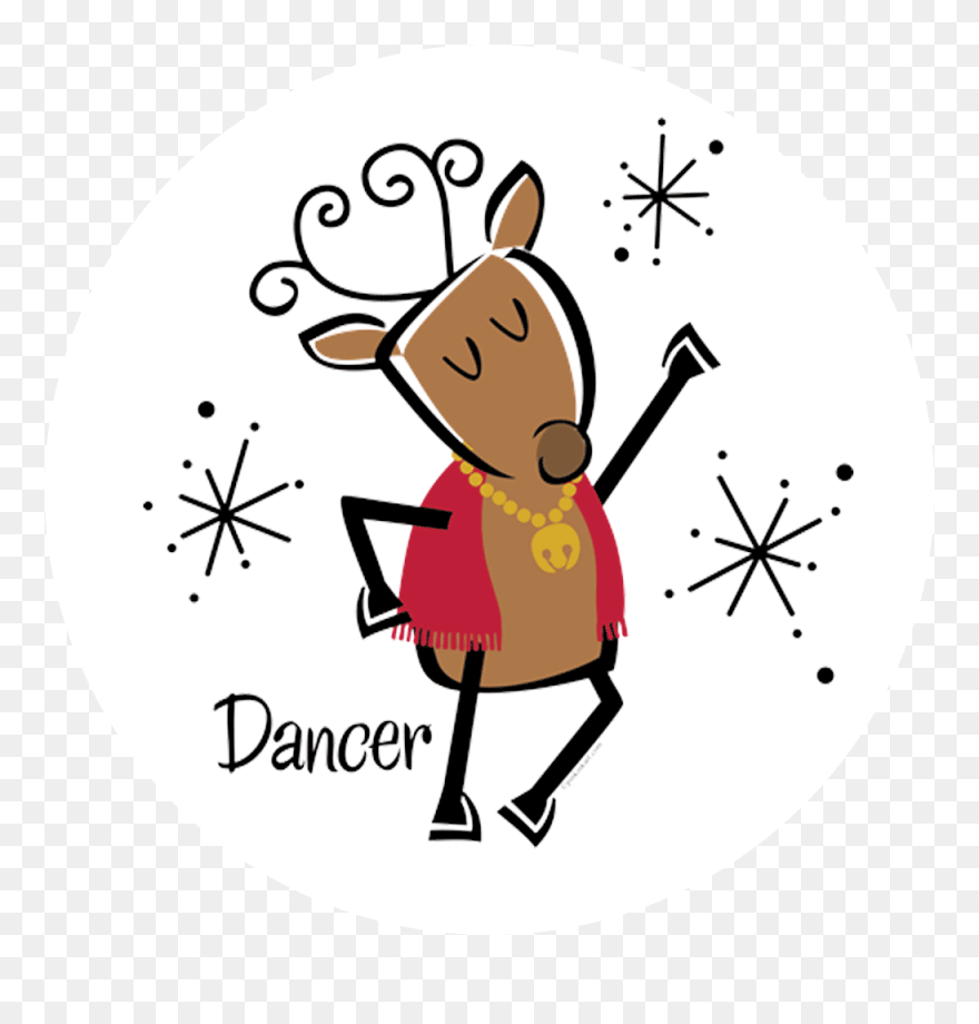 Dancer Reindeer Clipart