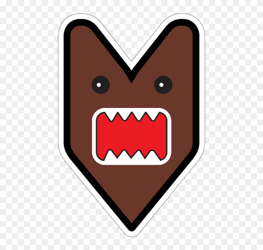 Domo Sticker Transparent Background Clipart