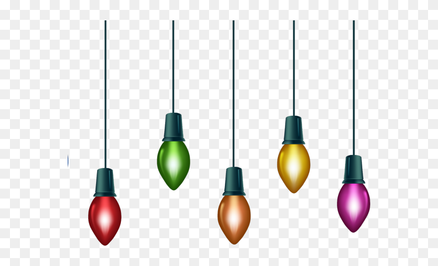 Clipart Transparent Background Christmas Lights - Png Download