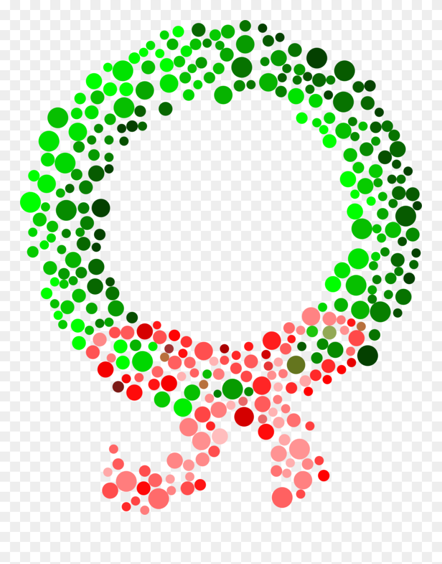 Wreath Dots Clipart