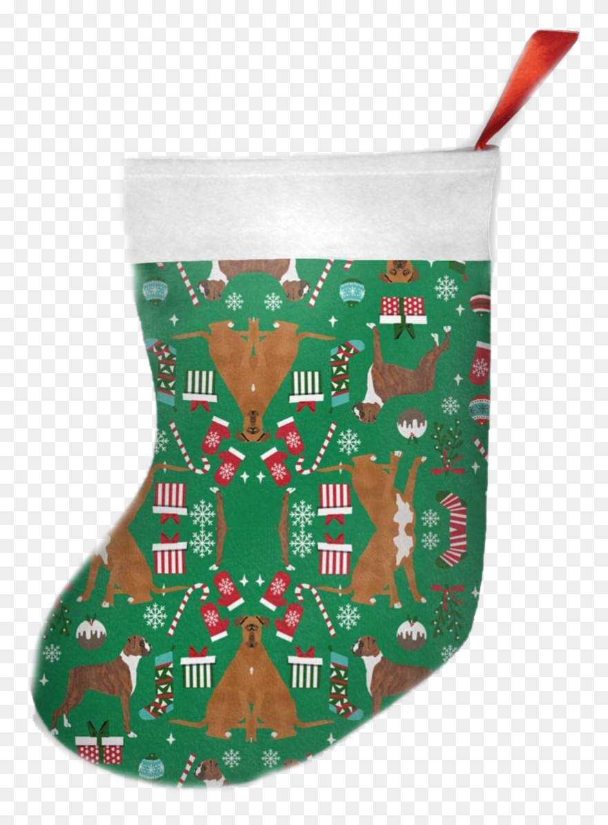 Green Christmas Stockings Png Clipart - Christmas Stocking Transparent Png