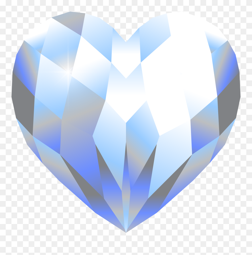 Crystal Heart Png Clipart