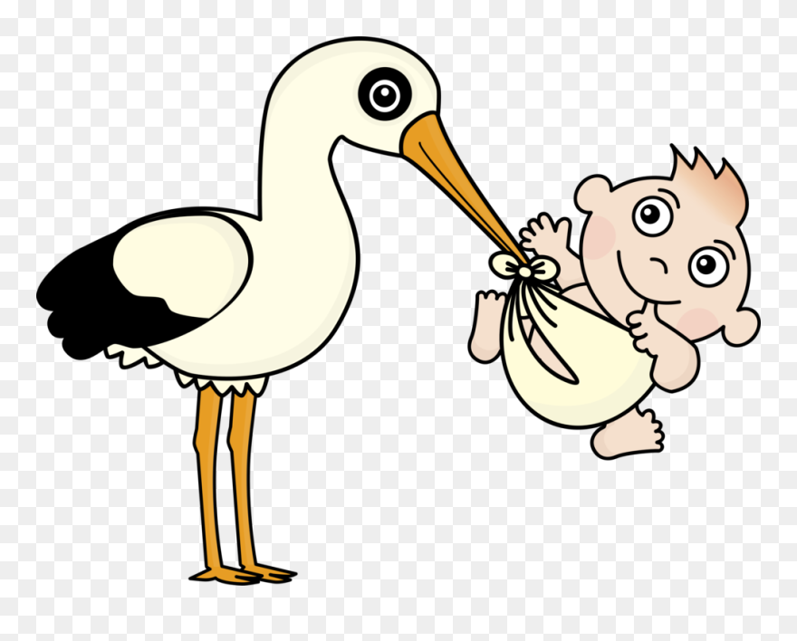 Line Art,water Bird,bird - Geburt Clipart - Png Download