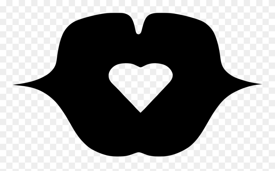 Logo Bisou Mon Coeur - Heart Clipart