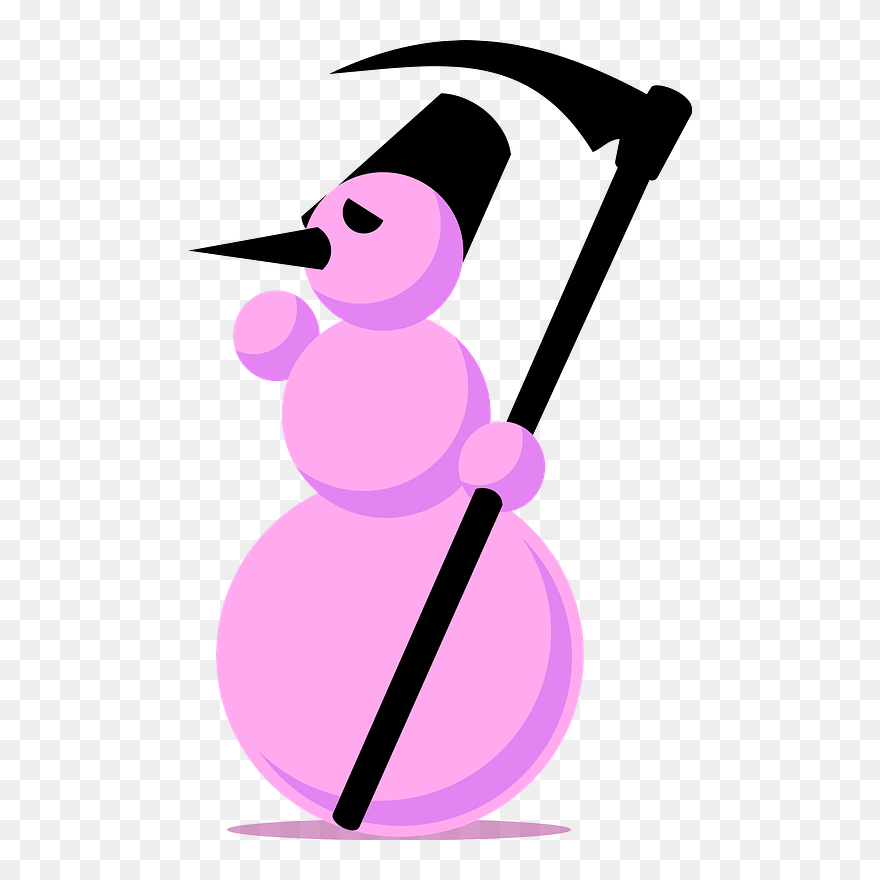 Snowman-emo By Rones Clipart - Emo Snowman - Png Download