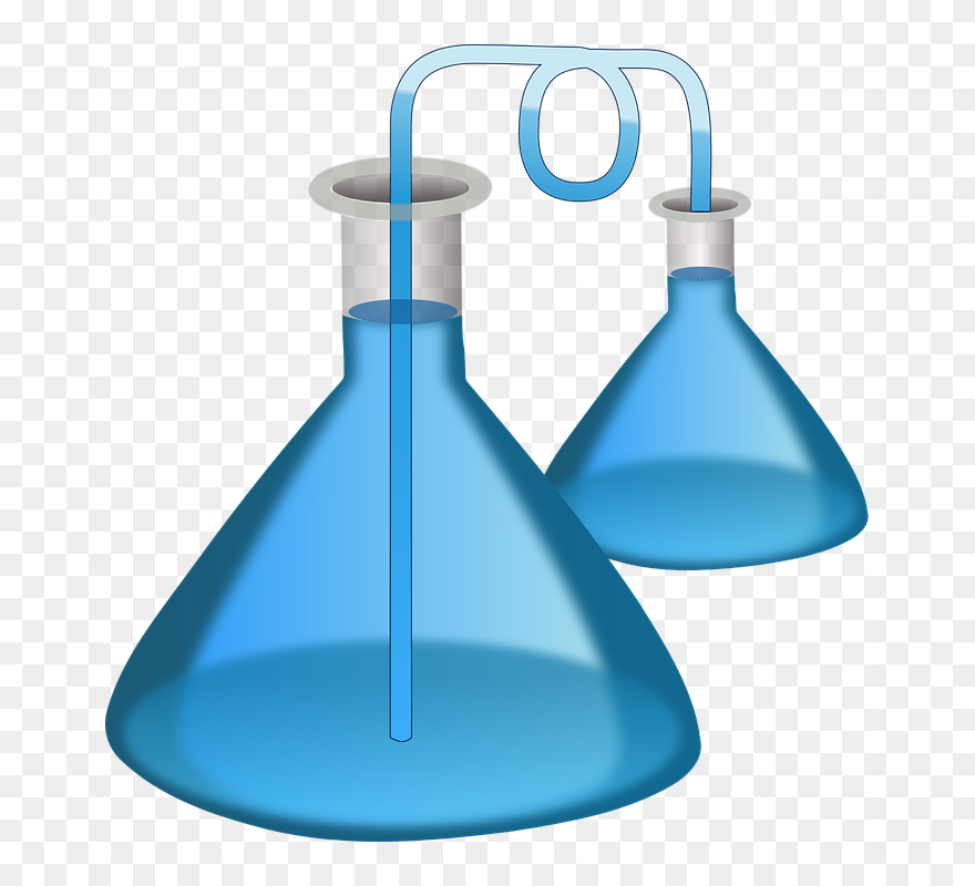 Science Equipment With Microscope And Beakers Illustration - Tatva Chintan Clipart