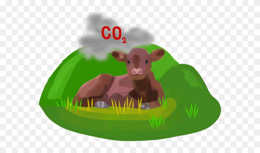 An Expanding Animal Agriculture Industry Leads To Deforestation - Cartoon Clipart