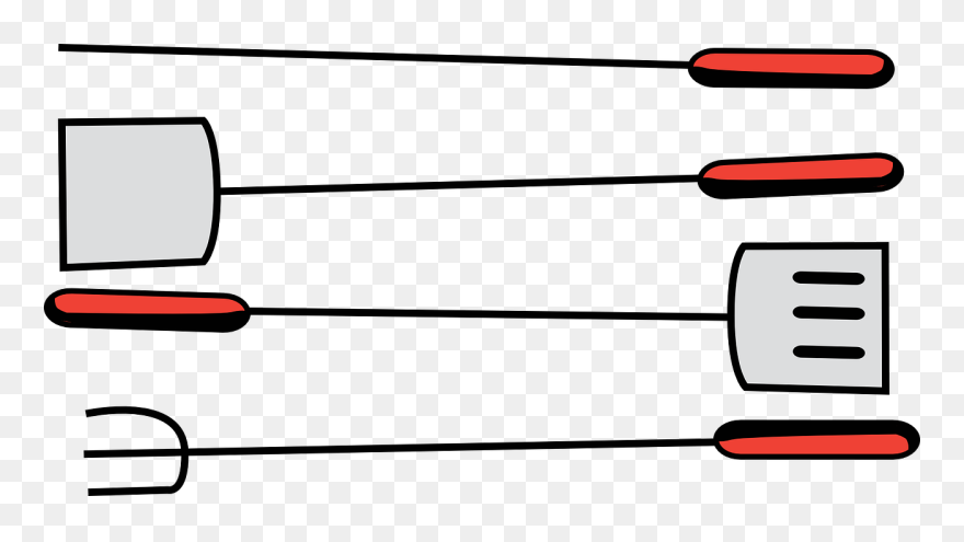 Transparent Grill Clip Art - Grilling Utensils Clipart - Png Download