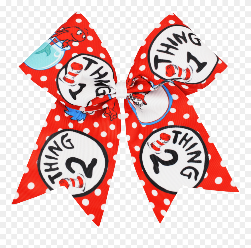 Home / Accessories / Bows & Headwear / Patterned Bows - Thing 1 And Thing 2 Clipart