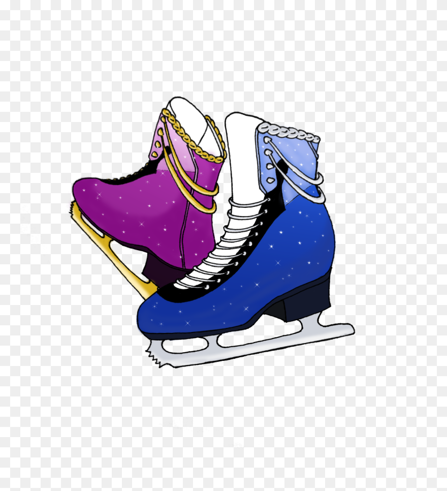 Ice Skates Drawing Yuri On Ice Clipart