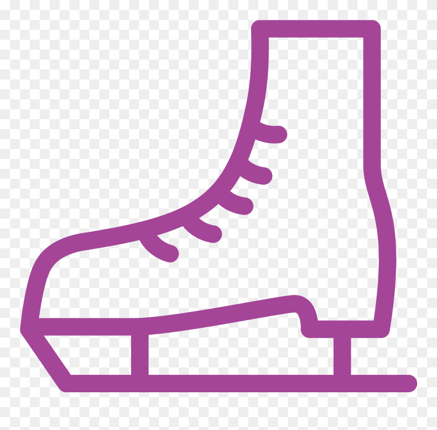 Pattinaggio Sul Ghiaccio Icona Clipart